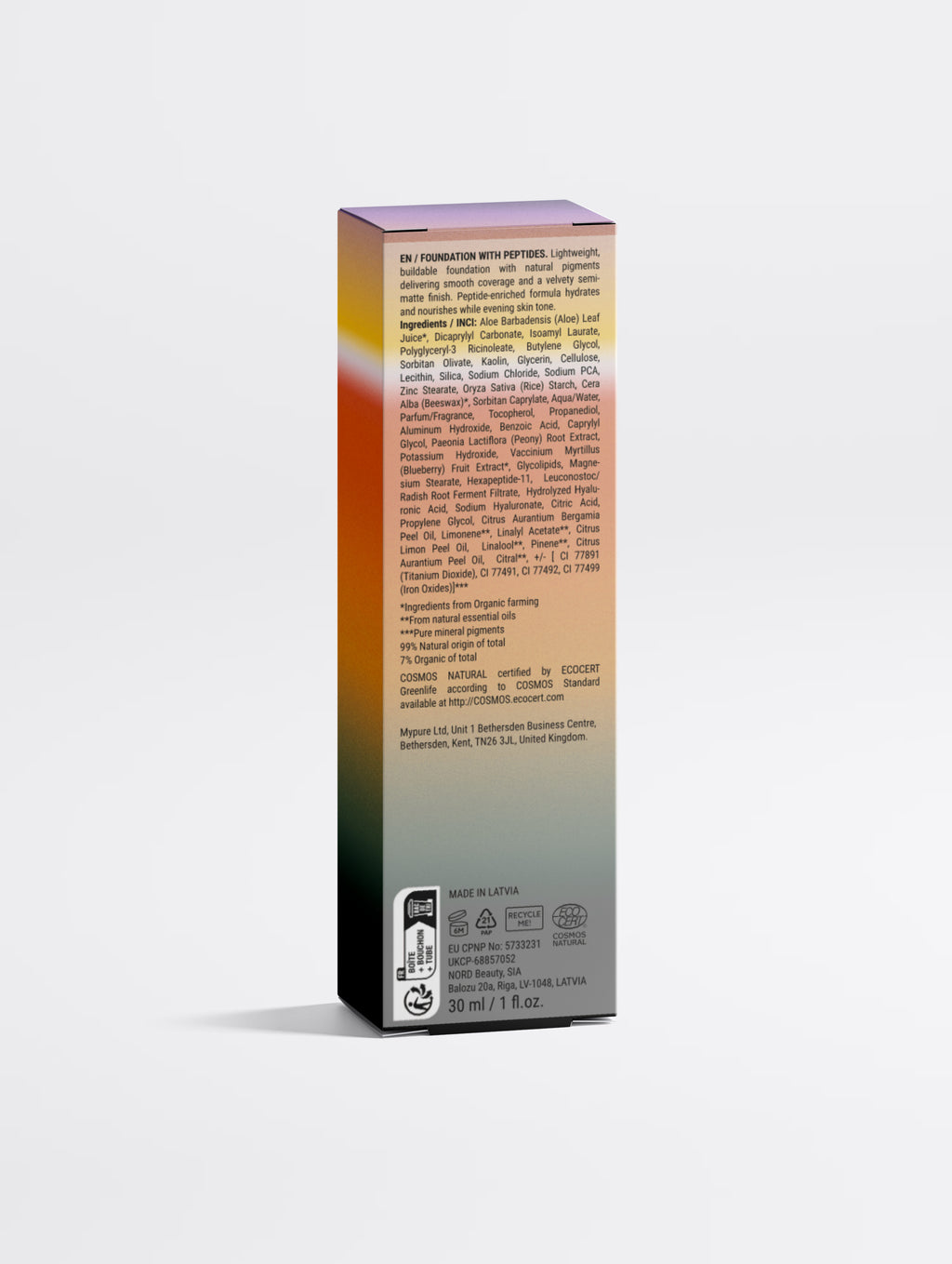 Foundation with Peptides, 30 Tan Neutral