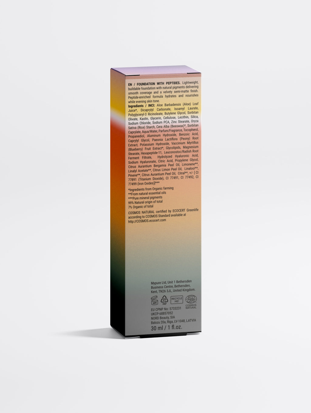 Foundation with Peptides, 50 Deep Cool